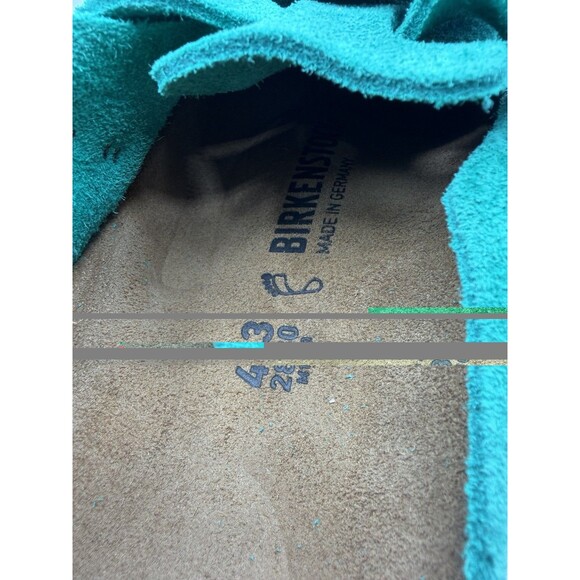 Birkenstock Boston Clogs Green Men Suede Leather Shoes Comfort US 10 EU 43 New main image 5